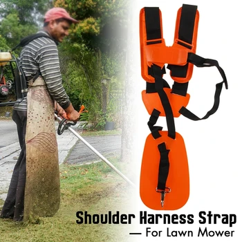 

Orange Lawn Mower Double-Breasted Shoulder Strap For Strap Trimmer Mower Brush Cutter Shoulder With Lawn Mower Shoulder Strap