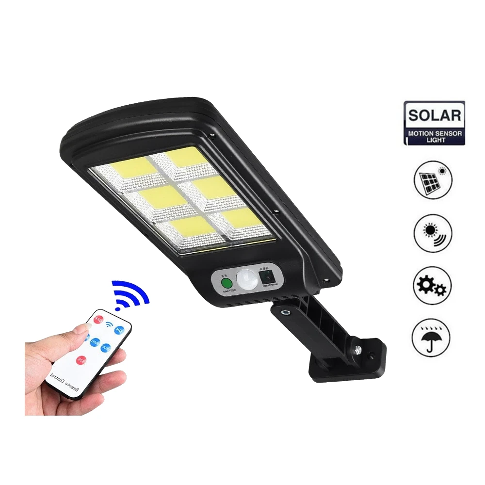 

Solar light lamp floodlight reflector LED PIR Motion Sensor Powered Street Garden Outdoor Energy Waterproof IP65 Wall remote con