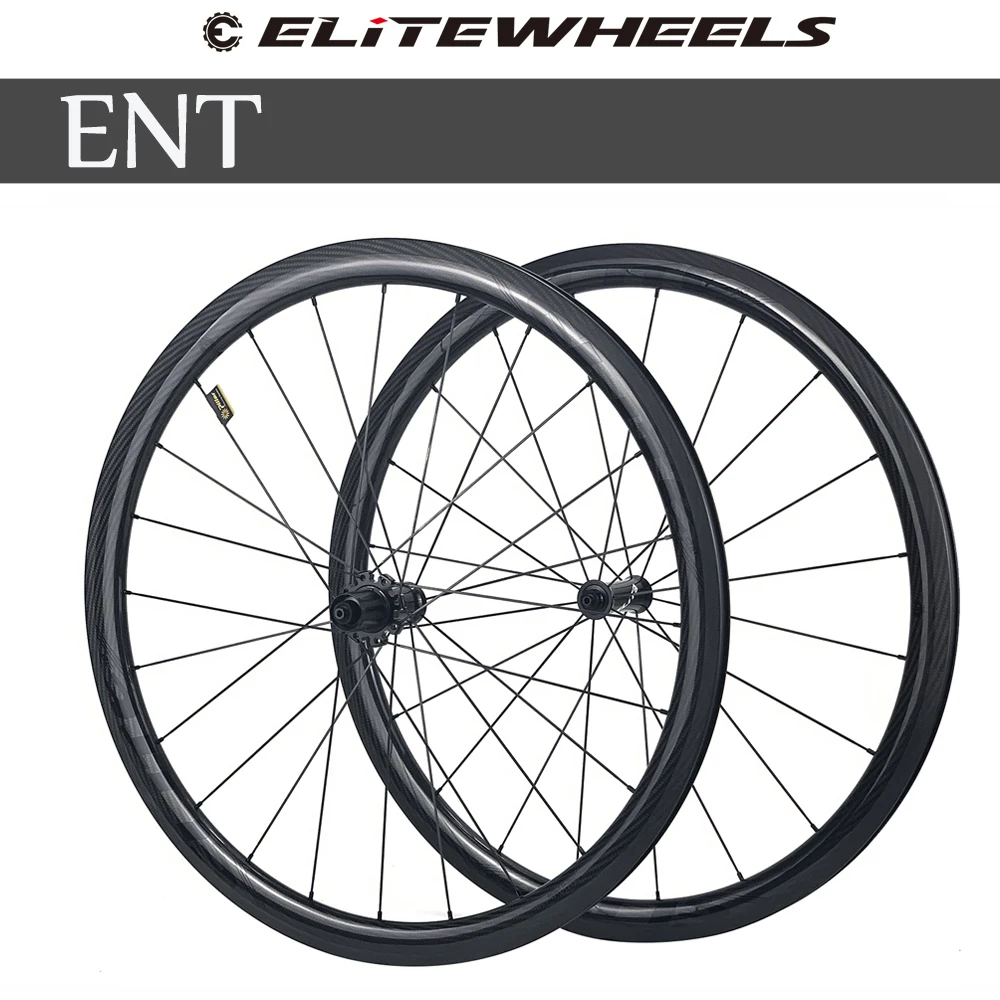 Колеса ELITEWHEELS 700c шоссейные велосипедные Углеродные колеса 3k Twill UCI качественные