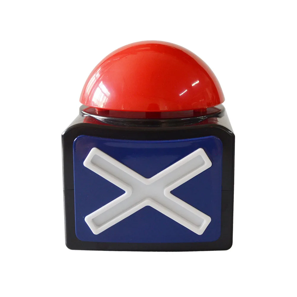 

Relieve Stress Alarm Button ABS Game Answer Buzzer Loud Trivia Got Talent Joke Fun Toy Sound Light Ring Quiz Prank