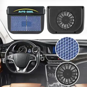 

2020 Solar Power Car Auto Air Vent Cool Fan Cooler Ventilation System Radiator Fan Exhaust Heat Fan Automobile Fan with Rubber