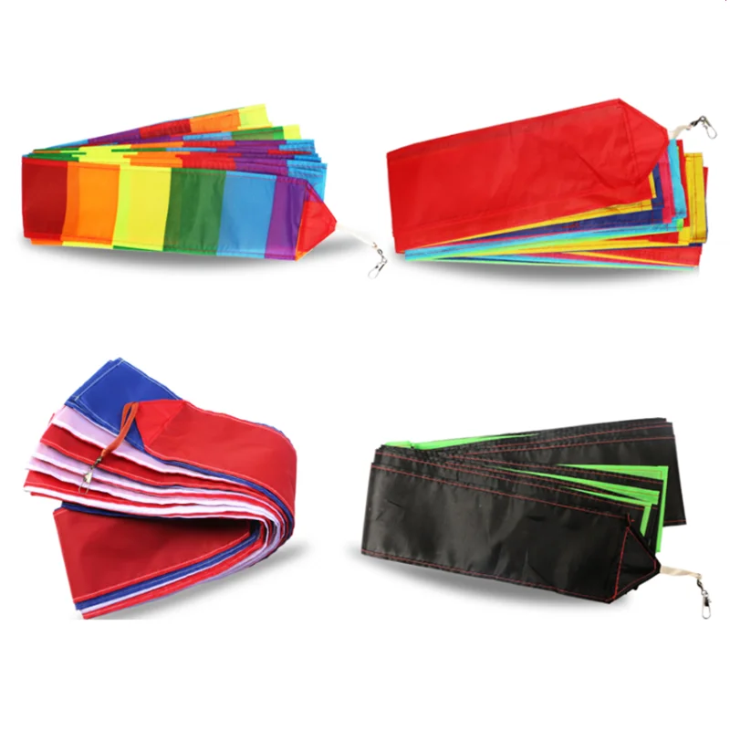 kites tails rainbow kites windsock outdoor toys flying kids kite wei kite accessories parachute folding buggy