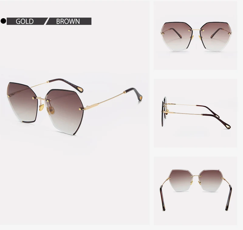 DENISA оправы шестигранные солнцезащитные очки Оттенки для женщин резка модные линзы для солнечных очков бренд Женщины Защита от ультрафиолета, от солнца очки G31258