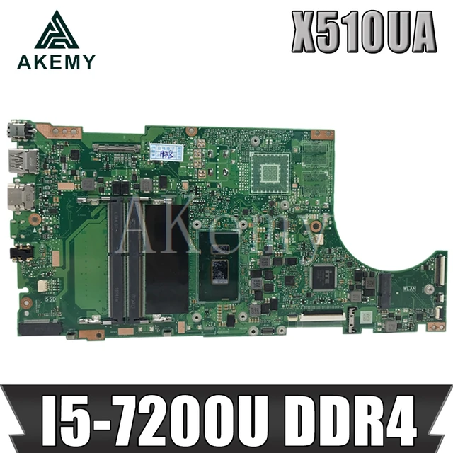 $US $281.06  Akemy X510UA For ASUS X510U X510UN X510UR X510URR X510UQ Laotop Mainboard X510UA Motherboard W/ I5-