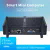 2022 New HYSTOU Fanless Mini PC Wind 10 Intel NUC Core i5 i3 i7 Celeron 2955U Micro Desktop Computer X86 Nettop ► Photo 2/6