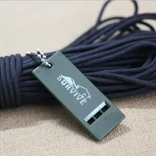 Трёхполосный открытый свисток для выживания, спасательный свисток, свисток для первой помощи, высокочастотный свисток для помощи при землетрясении