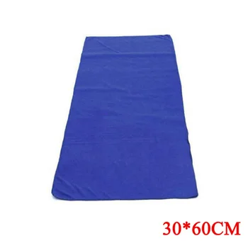 

5x 30X60cm Microfiber Absorbent Towel Window Soft Cloth For Car Cleaning Washing