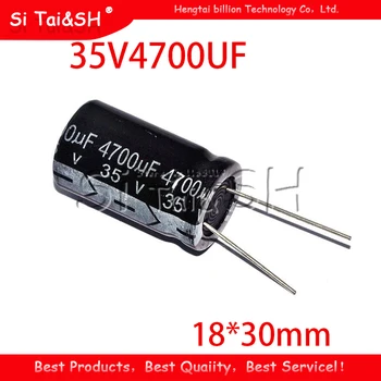 

5PCS 35V4700UF 18*30mm 4700UF 35V 18*30 Aluminum electrolytic capacitor