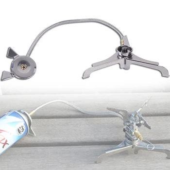 

Picnic Camping Stove Burner Split Converter Connector Gas Tank Adapter GL