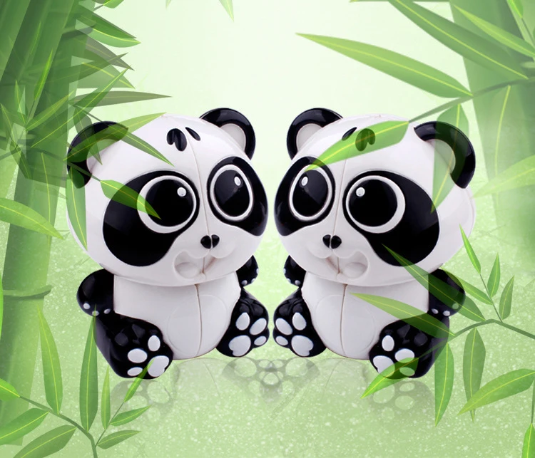Yuxin Panda 2x2 брелок волшебный куб ранняя развивающая игрушка подарок идея Новые игрушки для детей куб