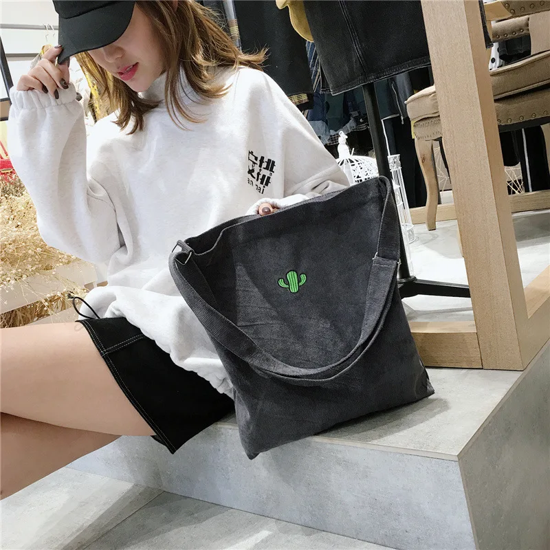 Креативная новая стильная мультяшная фруктовая серия Холщовая Сумка женская сумка на плечо/ручная сумка школьная сумка для покупок