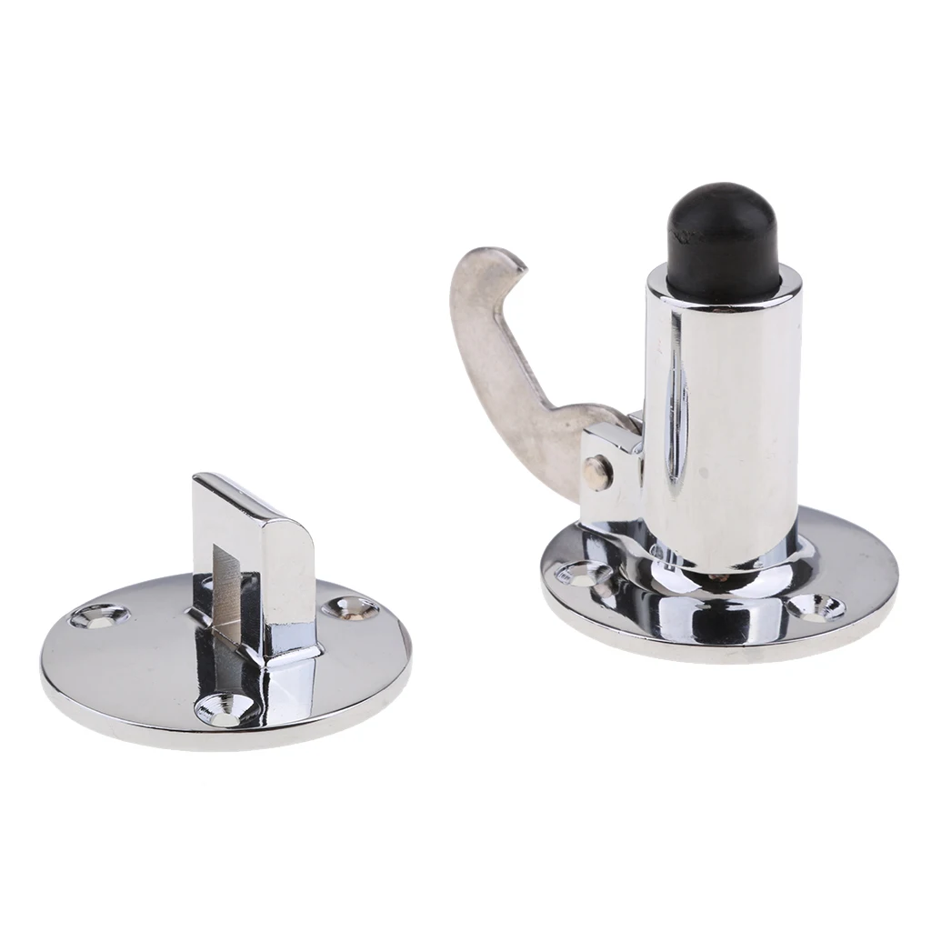 Marine 316 Stainless Steel Self Latching Door Stop ＆ Catch Hardware