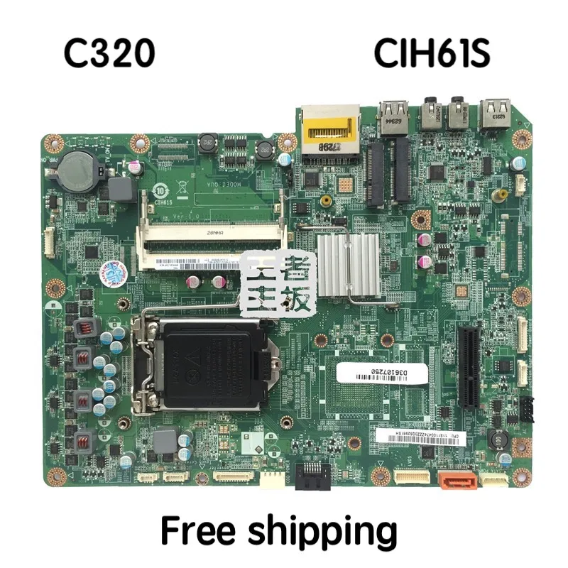 Для lenovo C320 C320R3 C320R4 B320 B5030 B4030 B550 материнская плата CIH61S материнская плата полностью протестировано работы