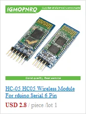 HC-05 HC05 беспроводной модуль для rduпоследовательный 6 Pin Bluetooth/HC-06 4 Pin радиочастотный приемник приемопередатчик модуль RS232 Master Slave