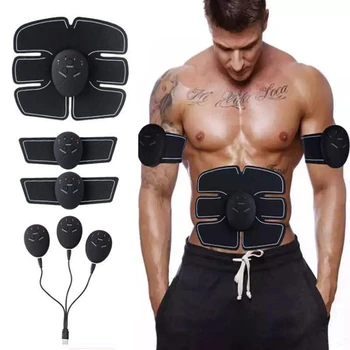 

Men Women Abdominal Muscle Stimulator Toner ABS Workout Home Gym Office Fitness Equipment Training Electrostimulation Musculaire