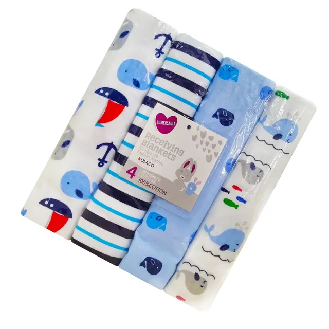 Hudson Baby Mantas Unisex De Algodón Para Bebé, Tipi, Talla única