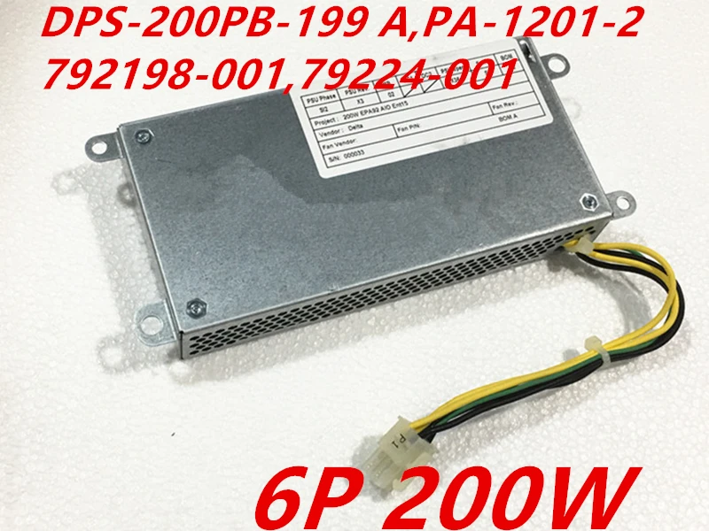 Блок питания для hp AIO 705G2 800G2 6P 160 Вт 200 Вт блок питания DPS-200PB-199 A PA-1201-2 792198-001 79224-001 DPS-160AB-5 A 792199-001