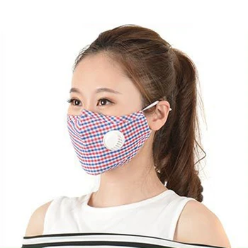 

Cotton PM2.5 Anti Haze Mask Breath valve anti-dust mouth mask Activated carbon filter respirator Mouth-muffle black mask face