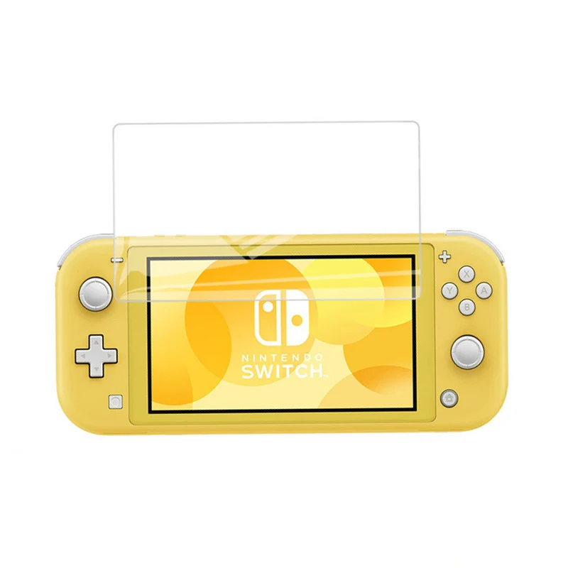 Tempered screen film Чехол для nintendo Switch Lite с усиленной плотной большой сумкой портативный жесткий чехол для nintendo Switch Mini консольные аксессуары защита - Цвет: Tempered screen film