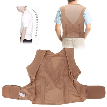 

Adult Children Posture Corrector Back Brace Spine Fixing Support Belt Hunchback Correction Belt Anti-Humpback Braces Fleshcolor