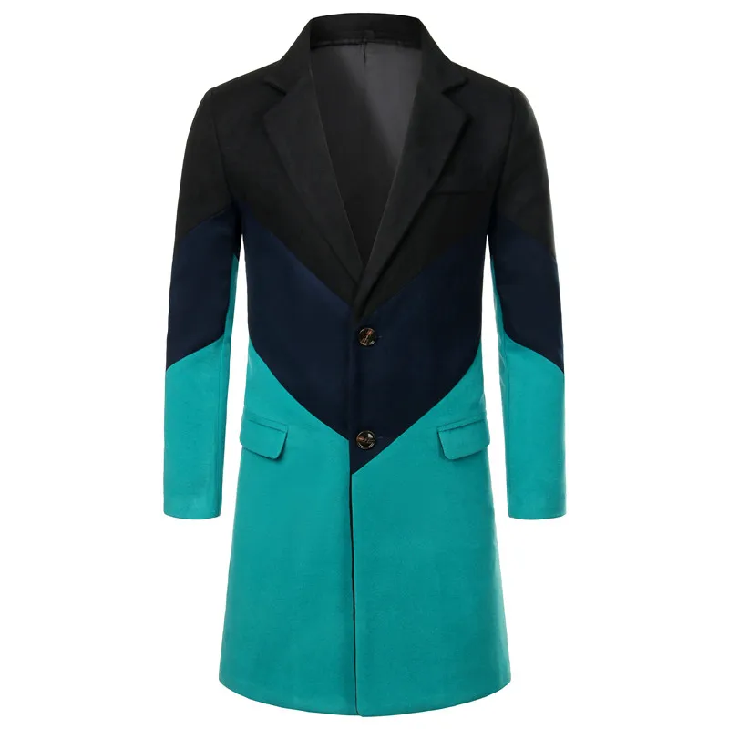 Winter Long Coat Men Business Casual Long Jacket Large Size S-5xl Men Trench Overcoat Fashion Slim Windbreaker