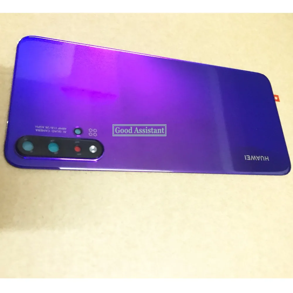 6,4 дюймов для huawei Nova 5/Nova 5 Pro SEA-TL00 SEA-AL00 задняя крышка батарейного отсека Корпус корпуса Задняя стеклянная часть