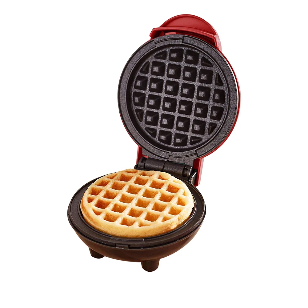 Mini eléctrico Waffles de masa semiesférica horno desayuno Waffle máquina panqueque de huevo frito Pan Eggette Mini máquina de olla