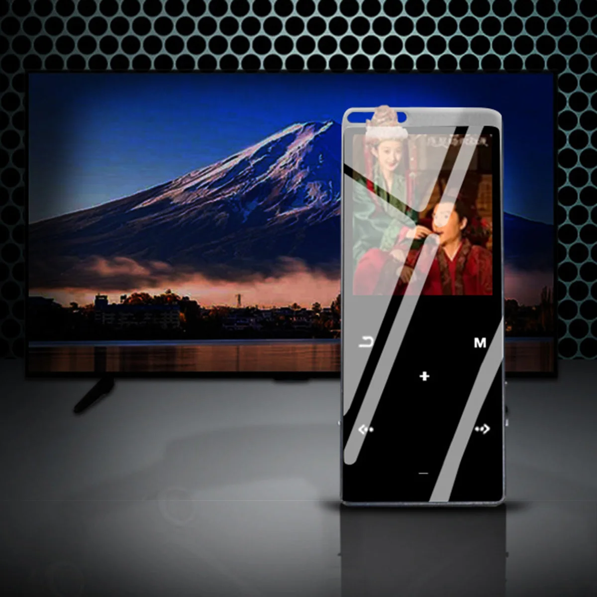 SOONHUA BT MP3-плеер HIFI мини музыкальные проигрыватели сенсорный экран Аудио Видео плеер 8 ГБ с гарнитурой и зарядным кабелем
