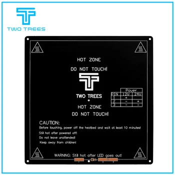 

MK3 Mk2 Heated Bed 12V 24V Parts For Reprap Mendel HotBed 3D Printers Part 220*220mm Aluminium Plate 3mm Heatbed PCB Accessories