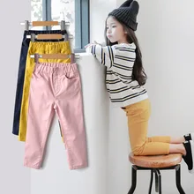 Некорейская весенняя одежда для малышей и детей постарше г., новые стильные леггинсы до щиколотки в Корейском стиле для больших мальчиков и девочек