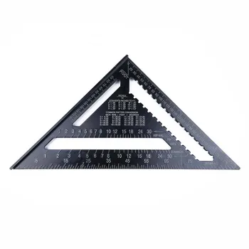 

30CM 12 ROOFING SPEED SQUARE ALUMINIUM RAFTER ANGLE MEASURE TRIANGLE GUIDE