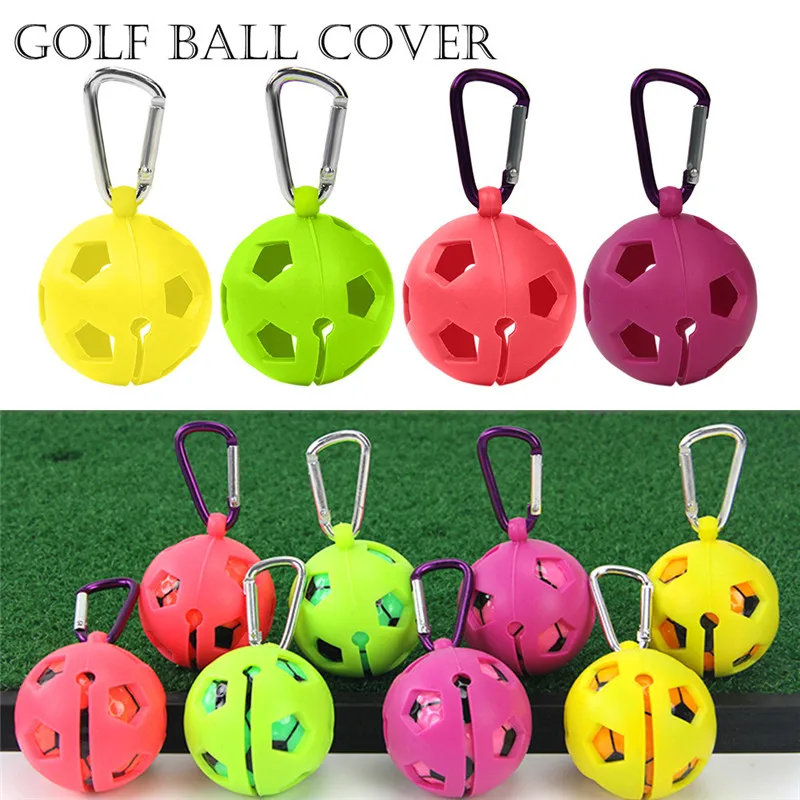 Защитный чехол для мяча для гольфа, портативный силиконовый чехол для гольфа, спортивные аксессуары для гольфа, 4 цвета
