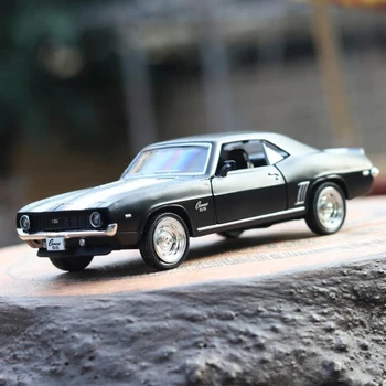 

13.4CM 1/36 Scale 1969 Supper Sports Diecast Alloy Classic Chevrolet Camaro Car Model Metal Toys Children Kids Gifts Collection