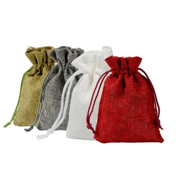

1-24 Advent Calendar Bundle Cotton Linen Gift Bags Hot Sale Christmas Candy Bags For Christmas Decorations