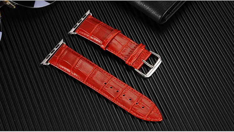 Кожаный ремешок для apple watch serie 4/3 44 мм 42 мм i watch band 2/1 40 мм 38 мм ремешок для смарт-часов iphone iwatch аксессуары
