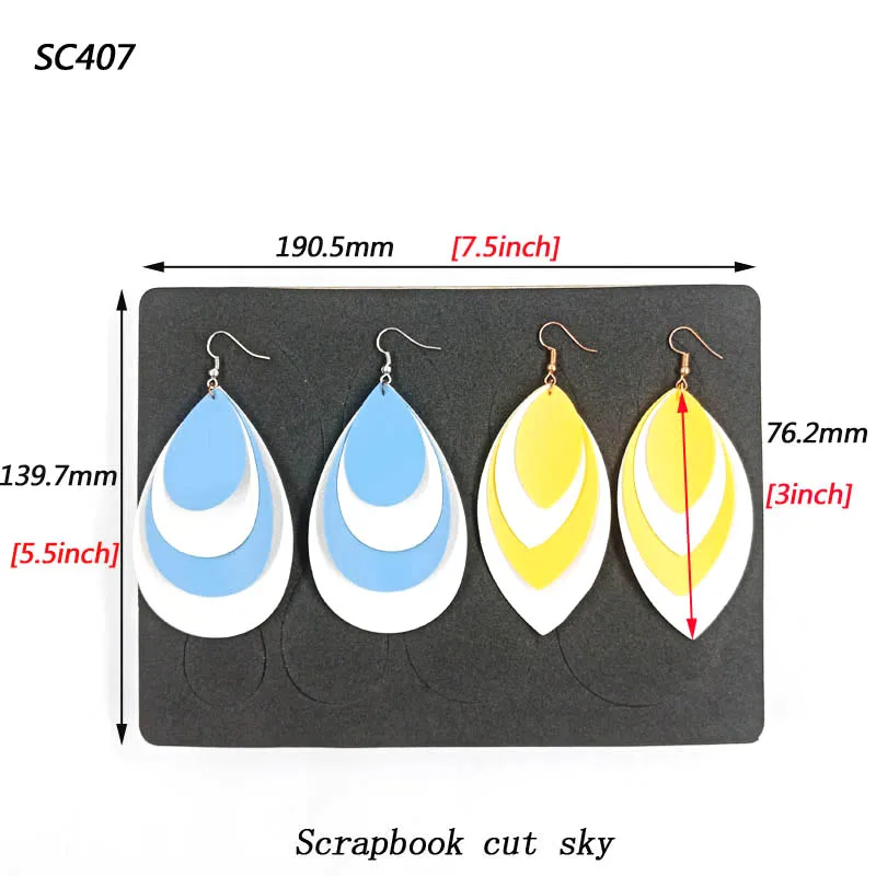 Earring-SC407 скрапбукинга срезанное небо и стальные деревянные штампы совместимы с большинством машин