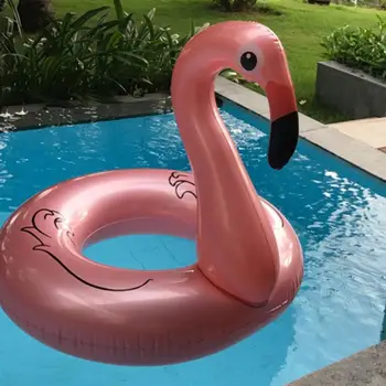 

Flamingo Swimming Ring for Kids Swimming Pool Float Ring for Toddlers Baby Infant Summer Water Fun