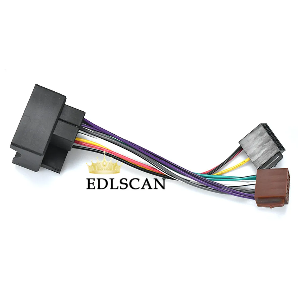 EDLSCAN Autostereo ISO жгут проводов разъем свинцовый ткацкий станок Кабельный разъем 12-026
