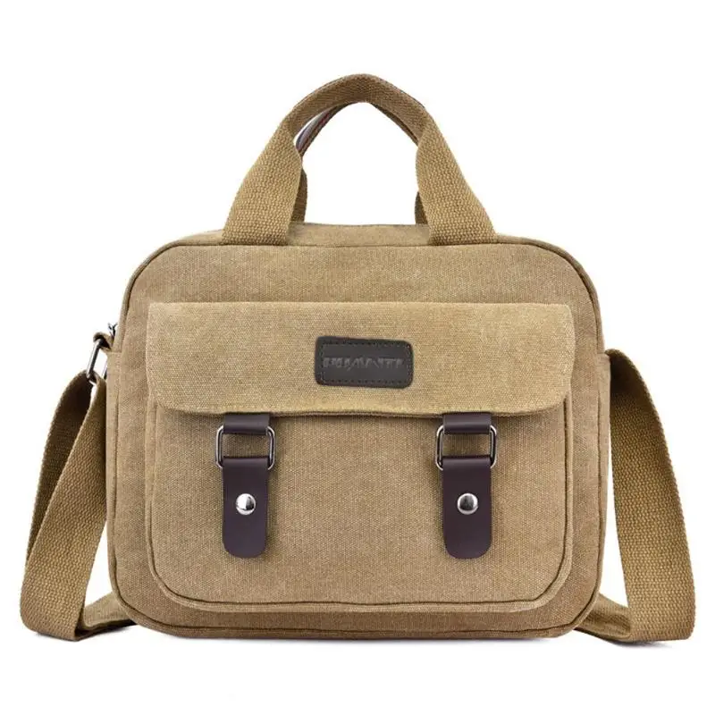 Camel Новое поступление, мужская сумка на плечо, водонепроницаемая холщовая многослойная Сумка через плечо, холщовая Большая вместительная сумка через плечо - Цвет: Camel