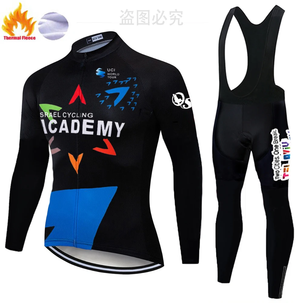 Новинка, ACADEMY ropa ciclismo invierno, велосипедная майка, 12D pad, велосипедные штаны, набор, roupa ciclismo, мужская одежда с длинным рукавом, roupa de ciclismo