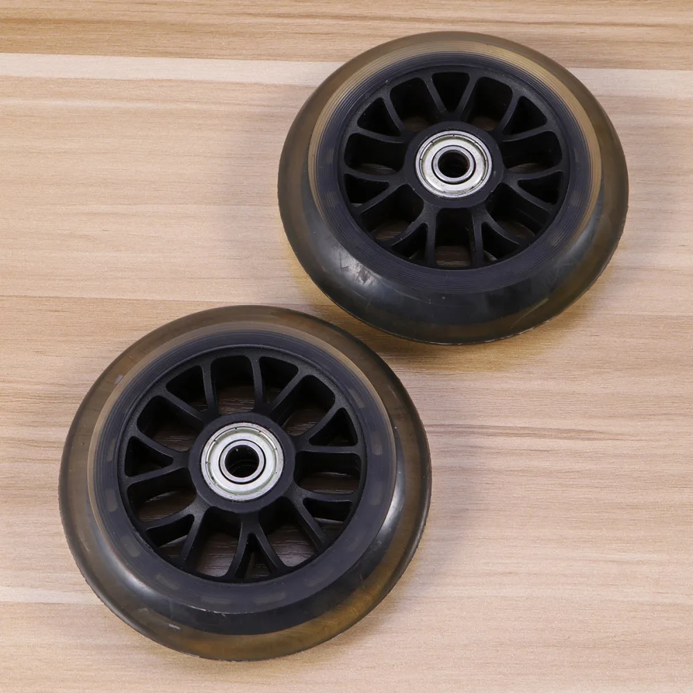 Scooter Wheels 1 Pair Scooter Wheels Mute Replacement Wheels For Luggage Suitcase Car