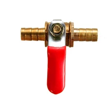 1/" Латунные воздушные гнездовые шаровые краны полный порт сантехника крепления 8 мм обжимные запорные клапаны