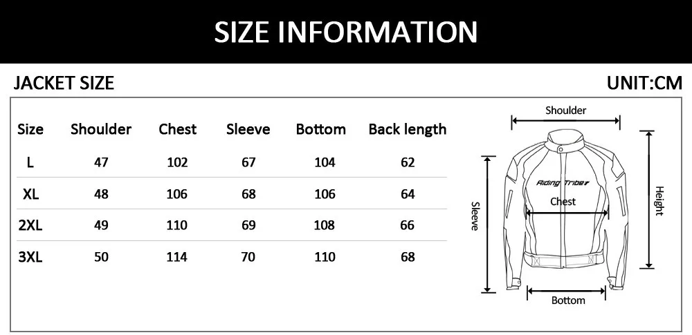 Jacket size