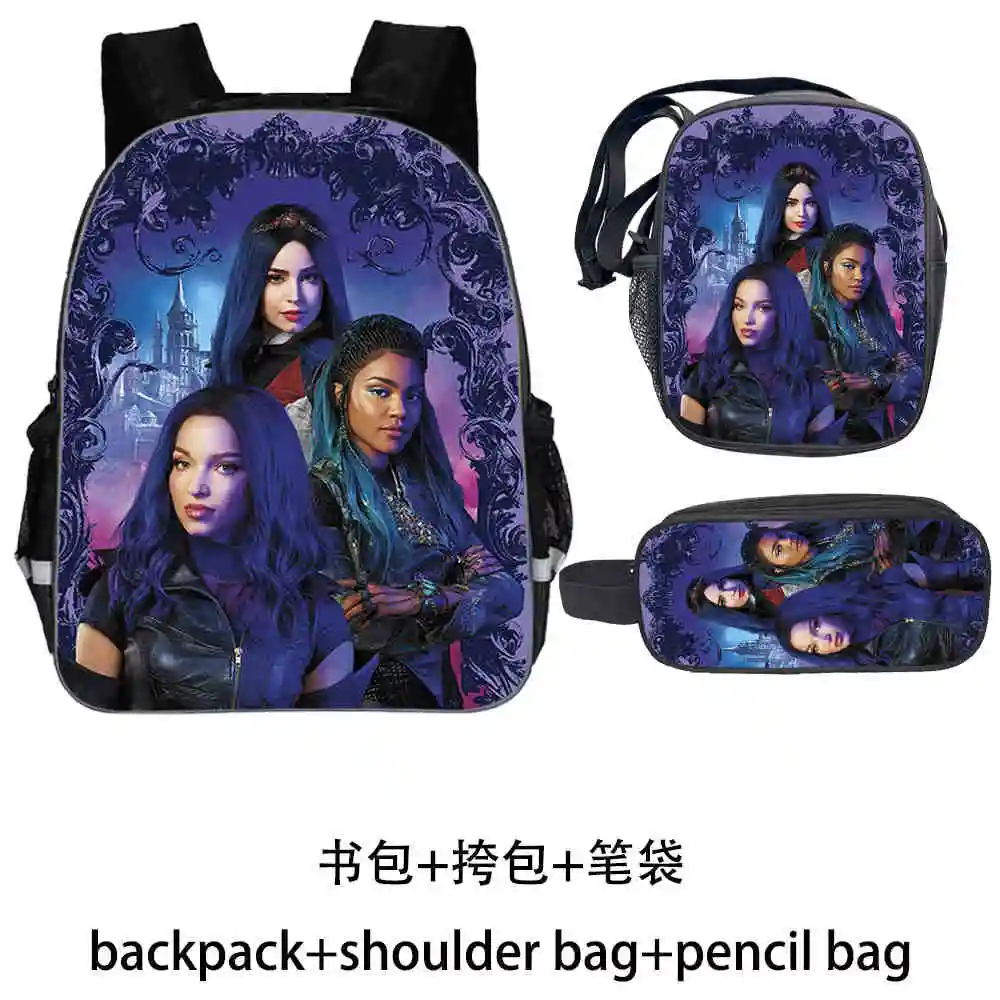 mochila de los descendientes 3 para niños y Escolar personalizada, para estudiantes|Mochilas| - AliExpress