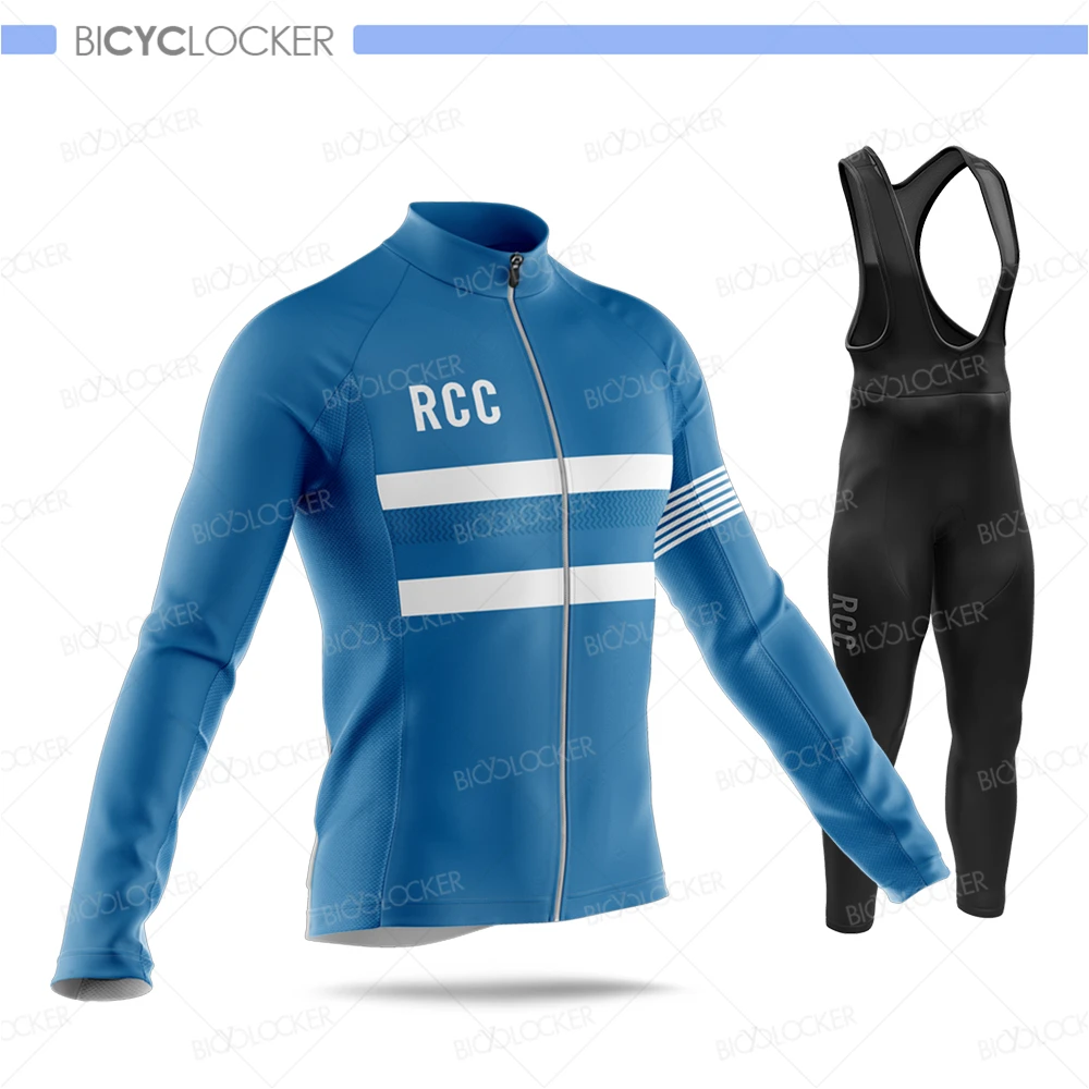 Rcc классическая одежда для велоспорта мужские комплекты Джерси с длинным рукавом