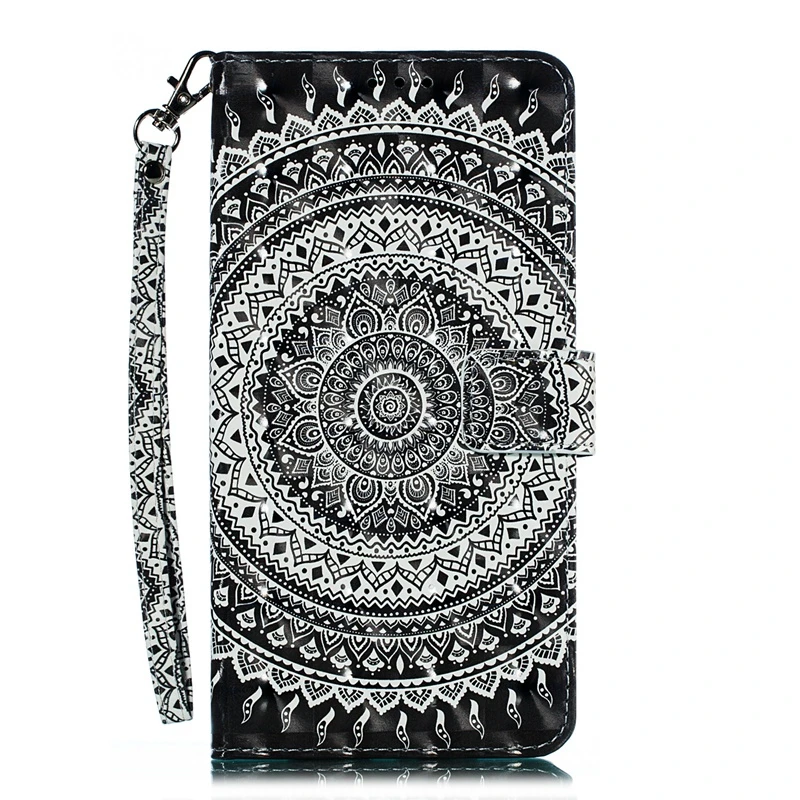 Mandala Мультяшный кошелек panda чехол для huawei P20 Lite кожаный P30 Pro откидной Чехол для huawei mate 20 Чехлы Honor 8S 8A цветы телефонные сумки - Цвет: Mandala