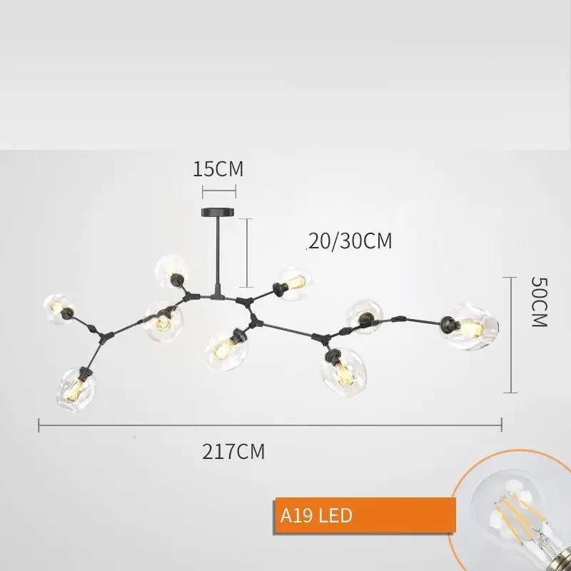 Techo блеск E Pendente Para сала де тоу современный светильник подвесной светильник Лофт Hanglamp
