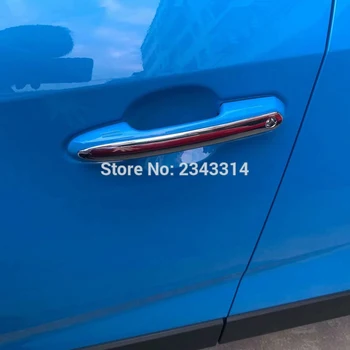 

ABS Chrome Door Handle For Toyota Rav4 RAV 4 XA50 2019 2020 Decorative Accessories Original Car Style Handle Trim Styling 4pcs