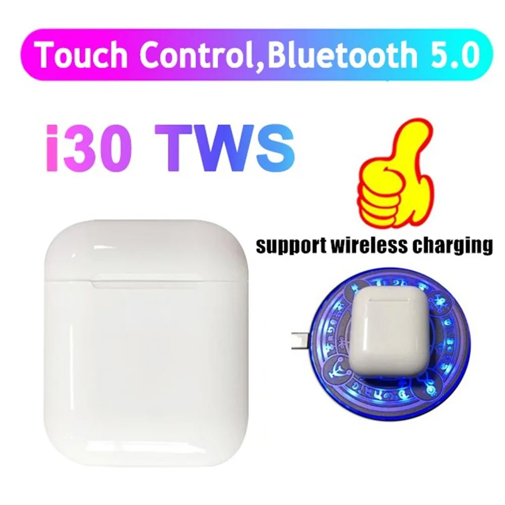 I30 TWS 1:1 Реплика беспроводной Bluetooth 5 0 наушники зарядная коробка i30 PK i20 i10 i12 i60 i80 i100