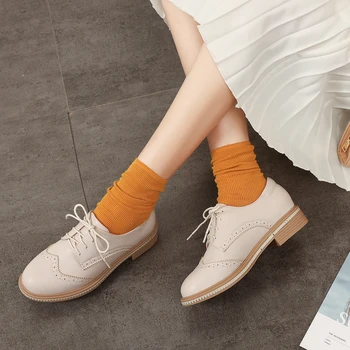

Sarairis 2020 New Fashion Square Heels Office Lady Pumps Woman Shoes Lace Up Spring Comfortable Concise Shoes Women Pumps